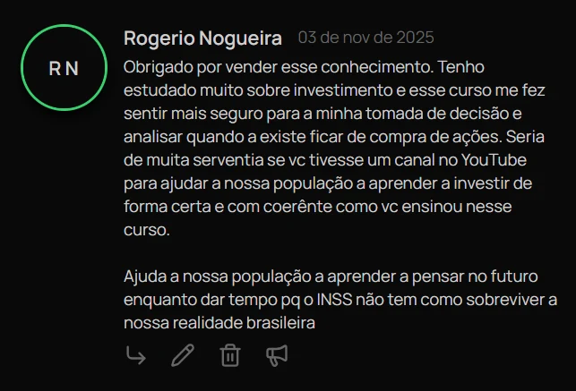 Depoimento de Rogerio Nogueira