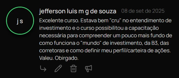 Depoimento de jefferson luis m g de souza